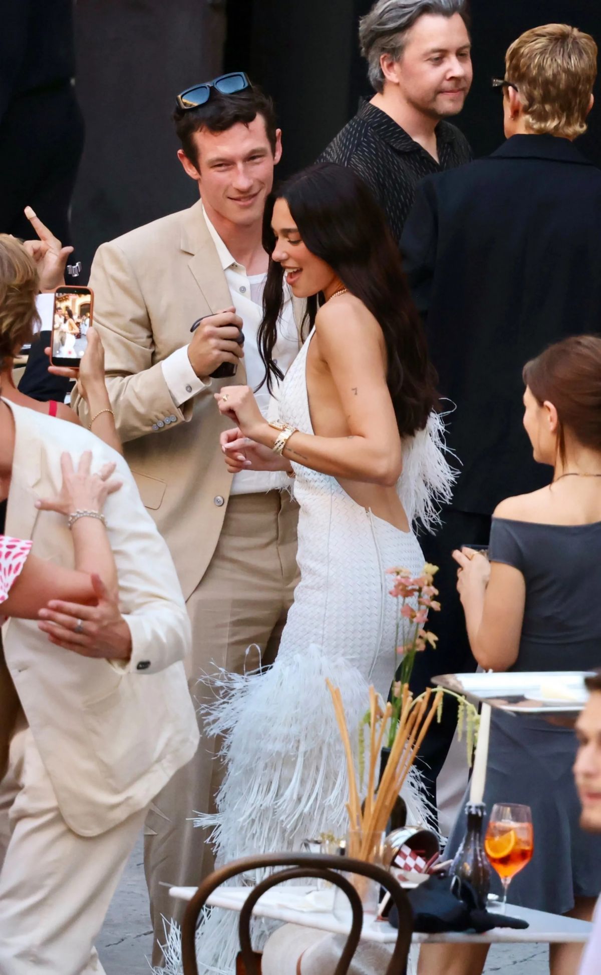 Dua Lipa and Callum Turner Having Pre Wedding Cock