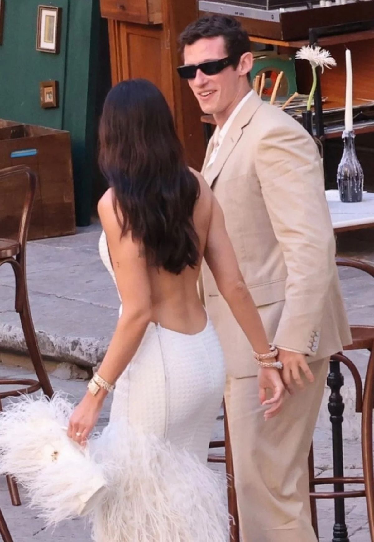 Dua Lipa and Callum Turner Having Pre Wedding Cock