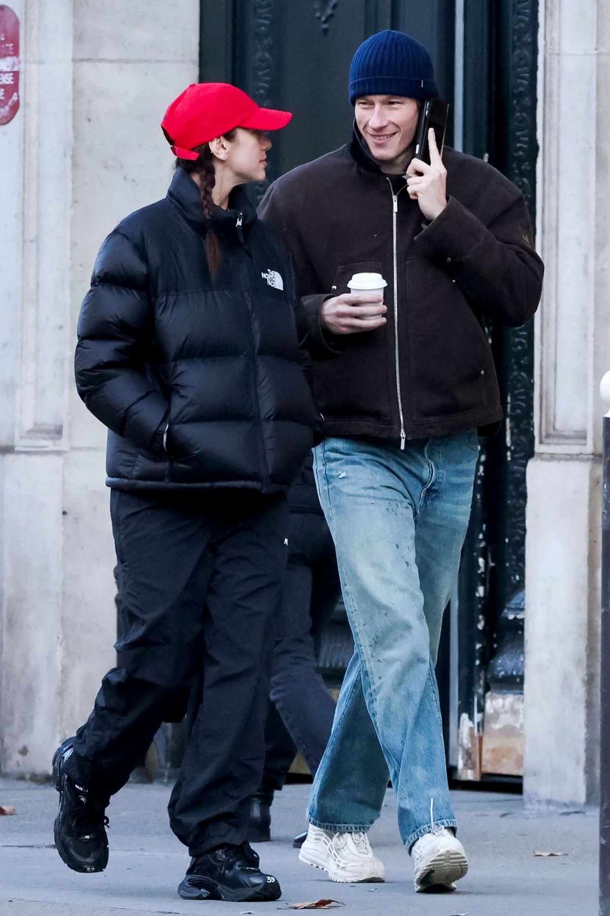 Dua Lipa and Callum Turner Out for a Walk in Paris