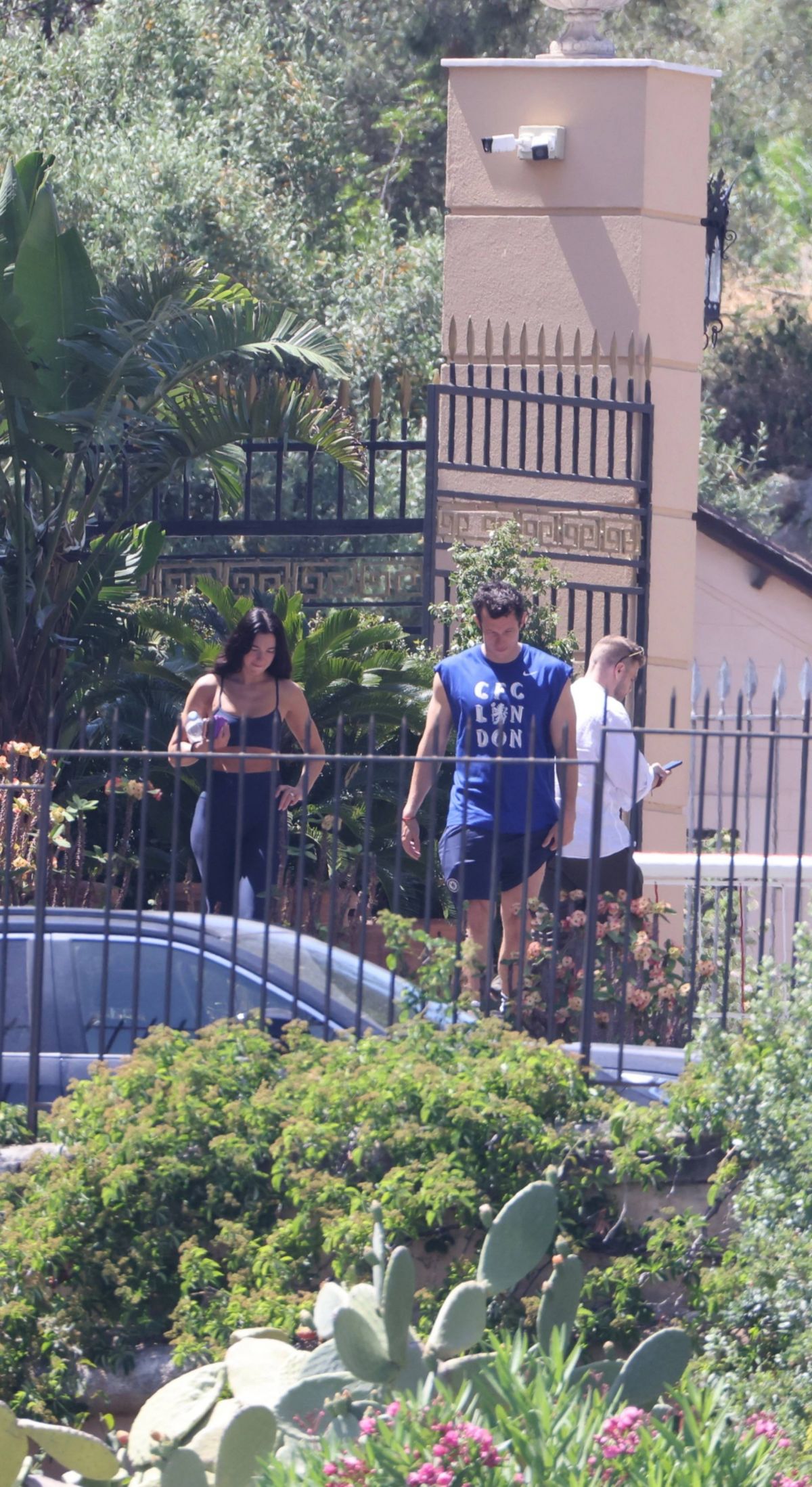 Dua Lipa and Callum Turner Out for a Workout Sessi