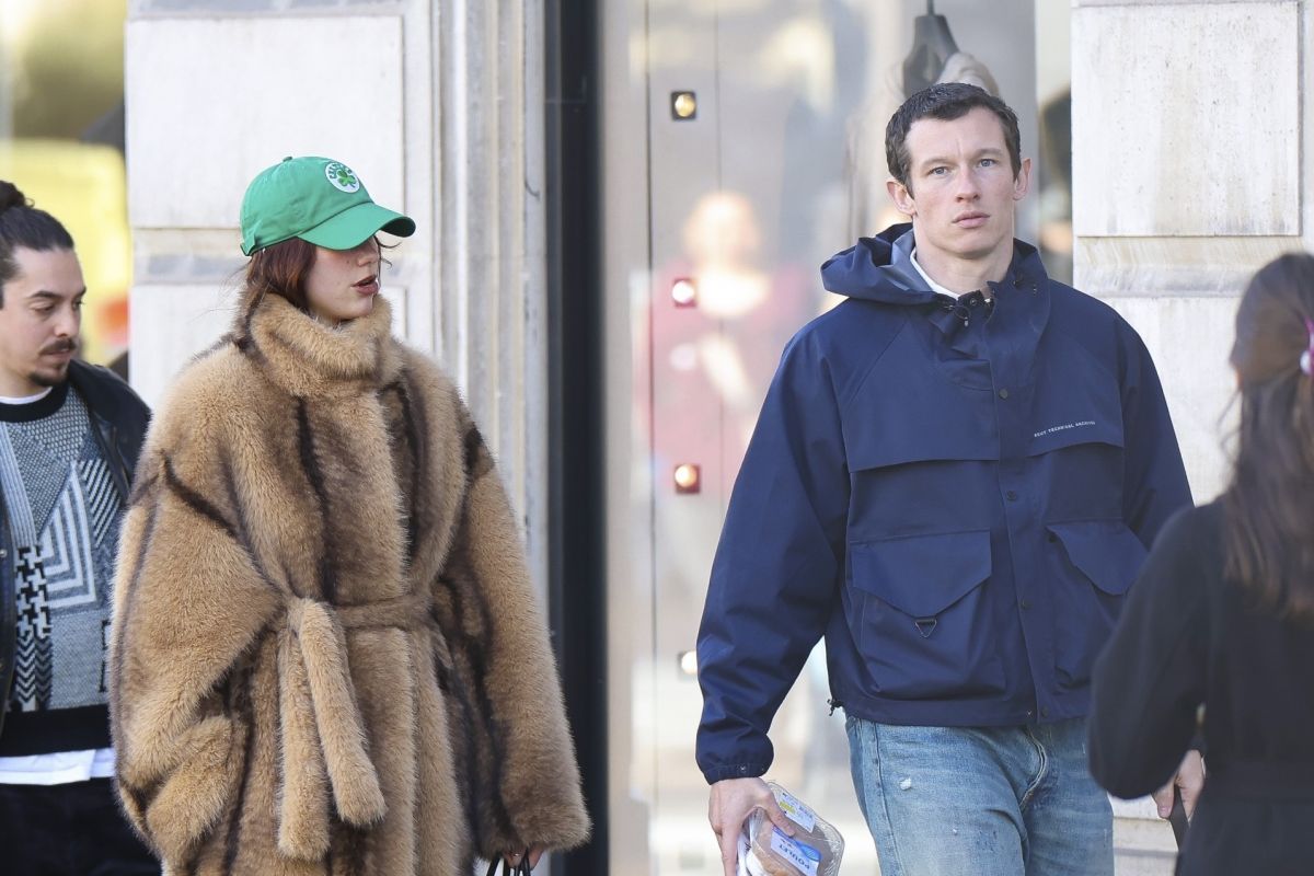 Dua Lipa and Callum Turner Out in Paris
