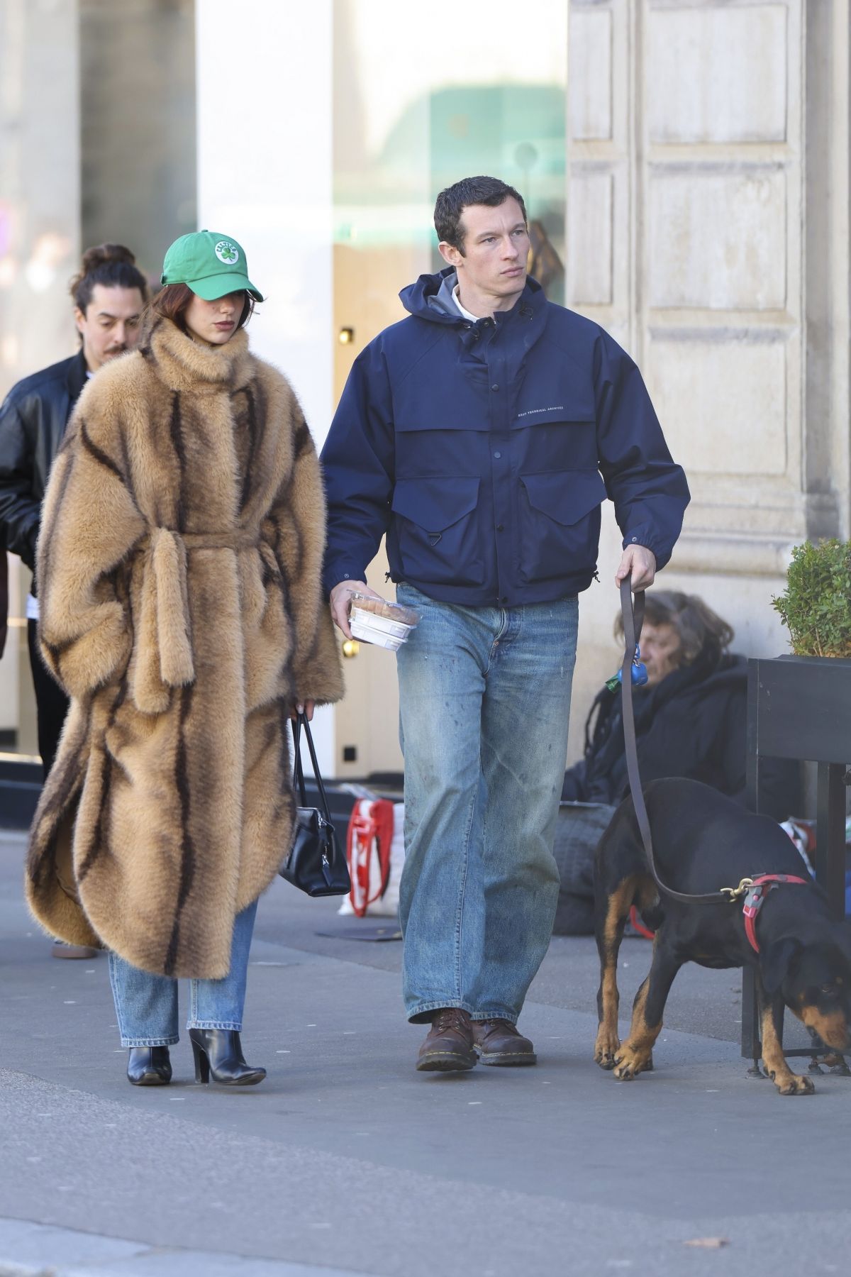 Dua Lipa and Callum Turner Out with Their Dog
