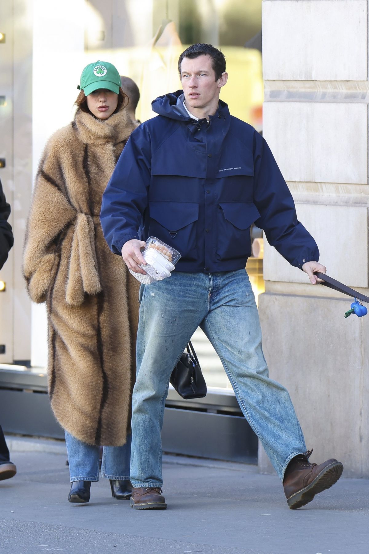 Dua Lipa and Callum Turner Out with Their Dog