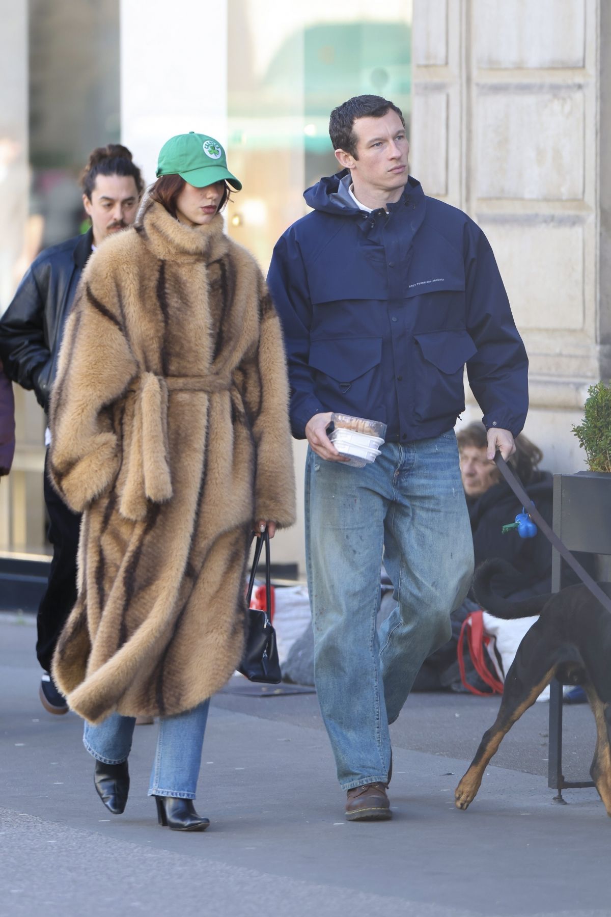 Dua Lipa and Callum Turner Out with Their Dog