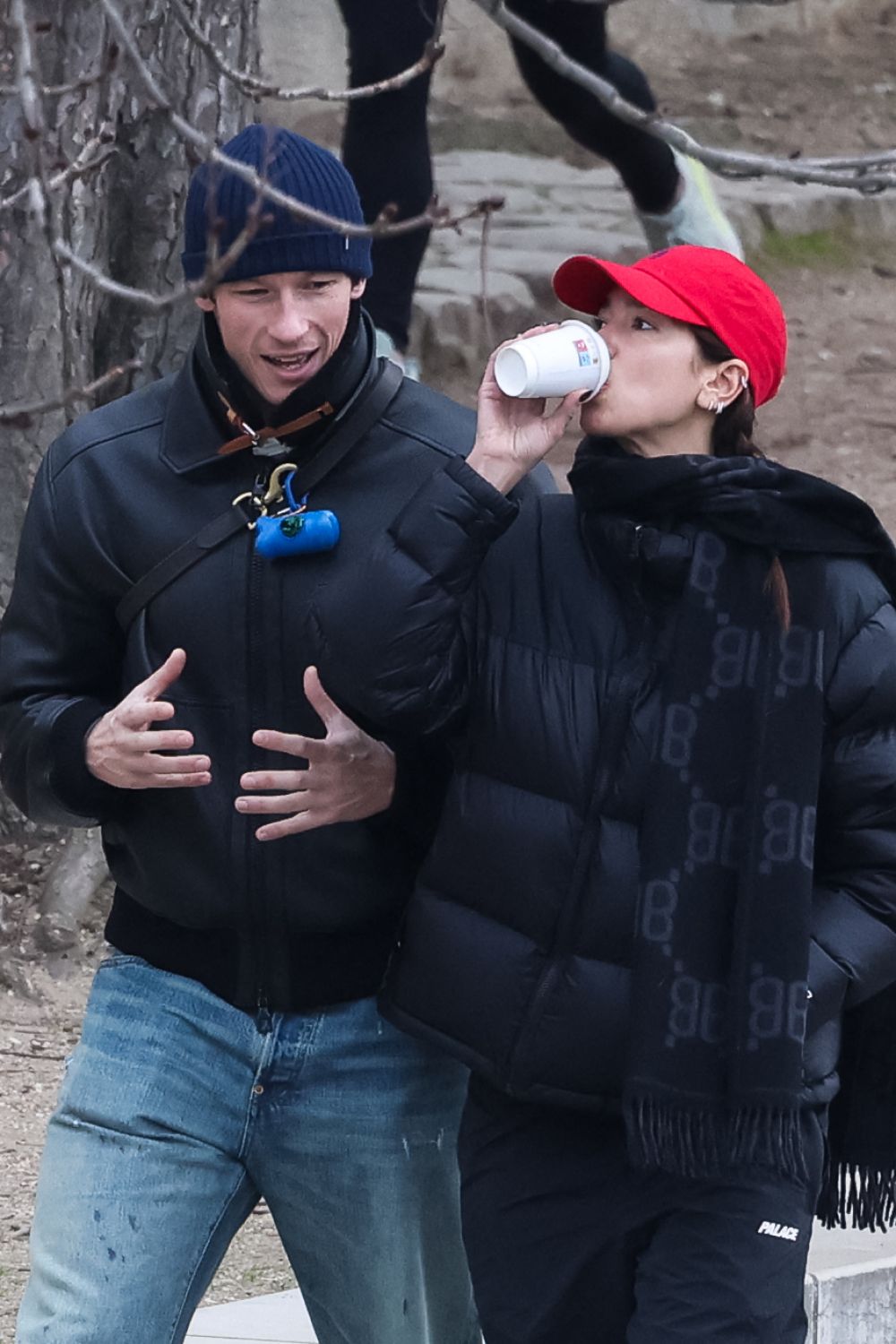 Dua Lipa and Callum Turner Out with Their Dog