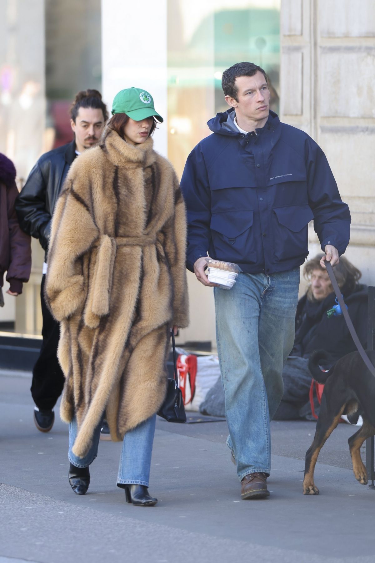 Dua Lipa and Callum Turner Out with Their Dog