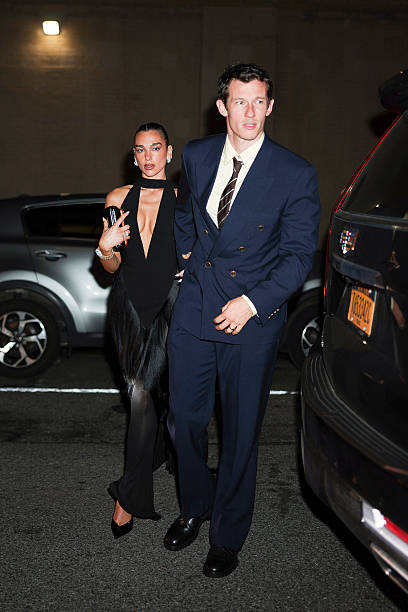 Dua Lipa and Callum Turner Seen at One Night Only