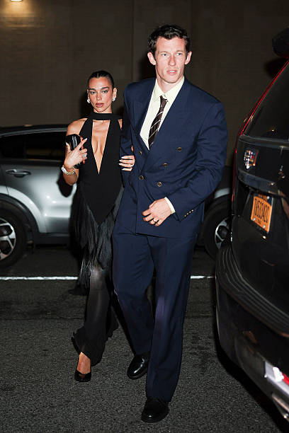 Dua Lipa and Callum Turner Seen at One Night Only