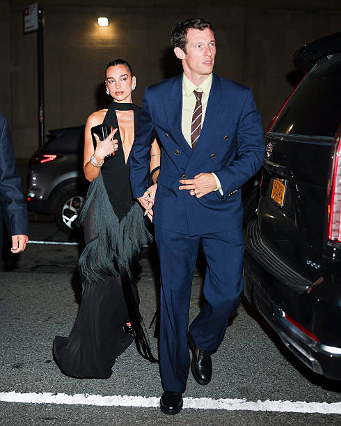 Dua Lipa and Callum Turner Seen at One Night Only