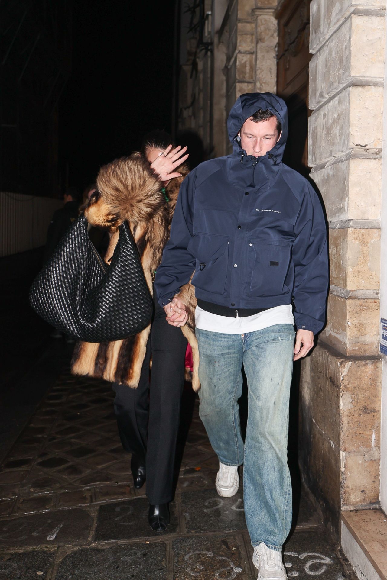 Dua Lipa and Callum Turner Seen in Paris After Din
