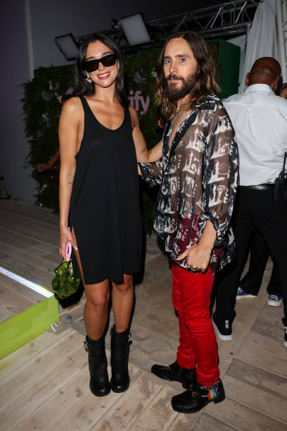 Dua Lipa and Jared Leto Attend as Spotify Hosts