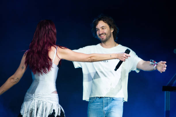 Dua Lipa and Kevin Parker Perform During Day Three