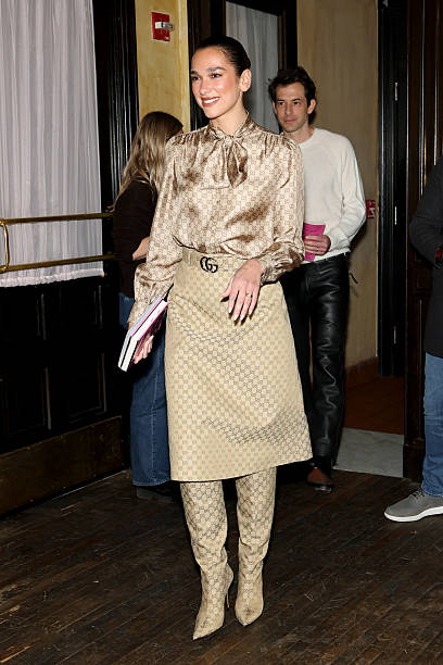 Dua Lipa and Mark Ronson Attend Dua Lipa S Service