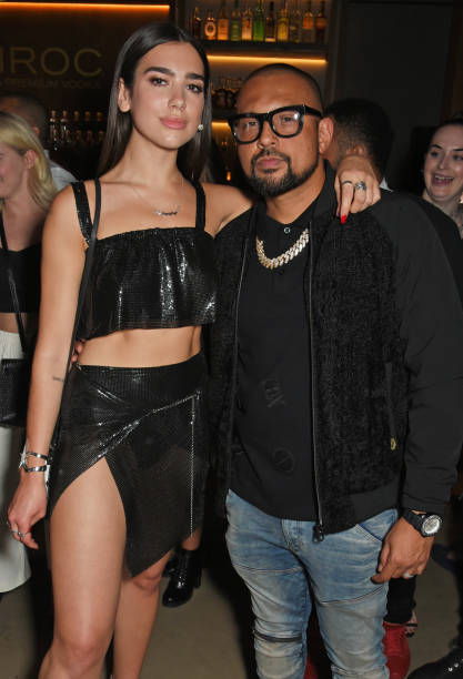 Dua Lipa and Sean Paul Attend the Warner Music Gro