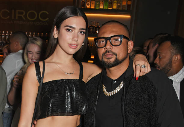 Dua Lipa and Sean Paul attend the Warner Music Group and British GQ Summer Party in partnership with Quintessentially at Nobu Hotel Shoreditch on July 5, 2017 in London, England.