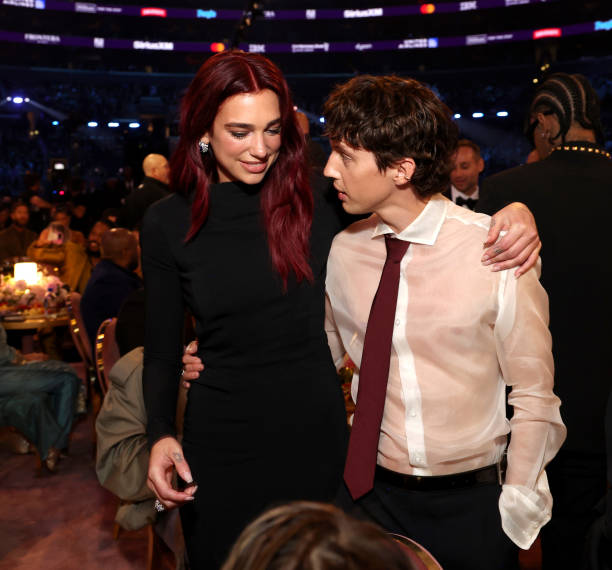 Dua Lipa and Troye Sivan Attend the Grammy