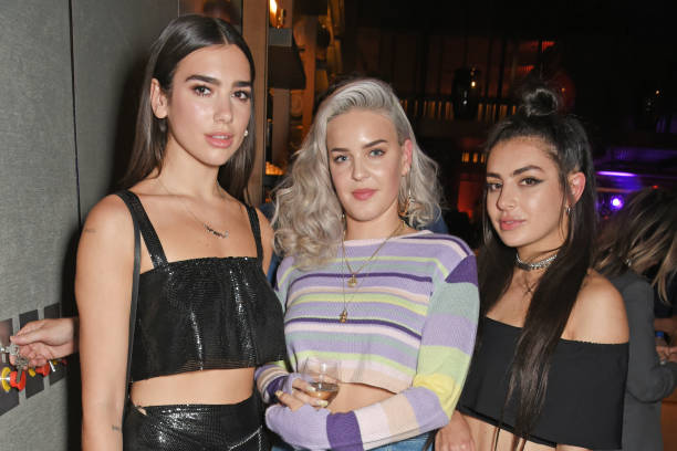 Dua Lipa Anne Marie and Charli Xcx Attend the Warn