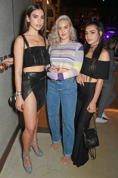 Dua Lipa Anne Marie and Charli Xcx Attend the Warn