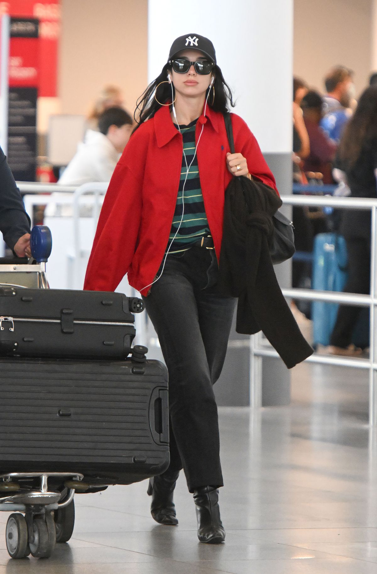 Dua Lipa Arrives at Jfk Airport in New York City
