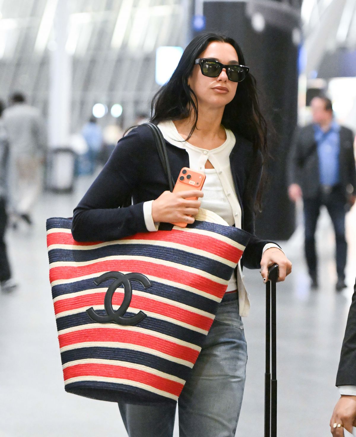 Dua Lipa Arrives in New York City