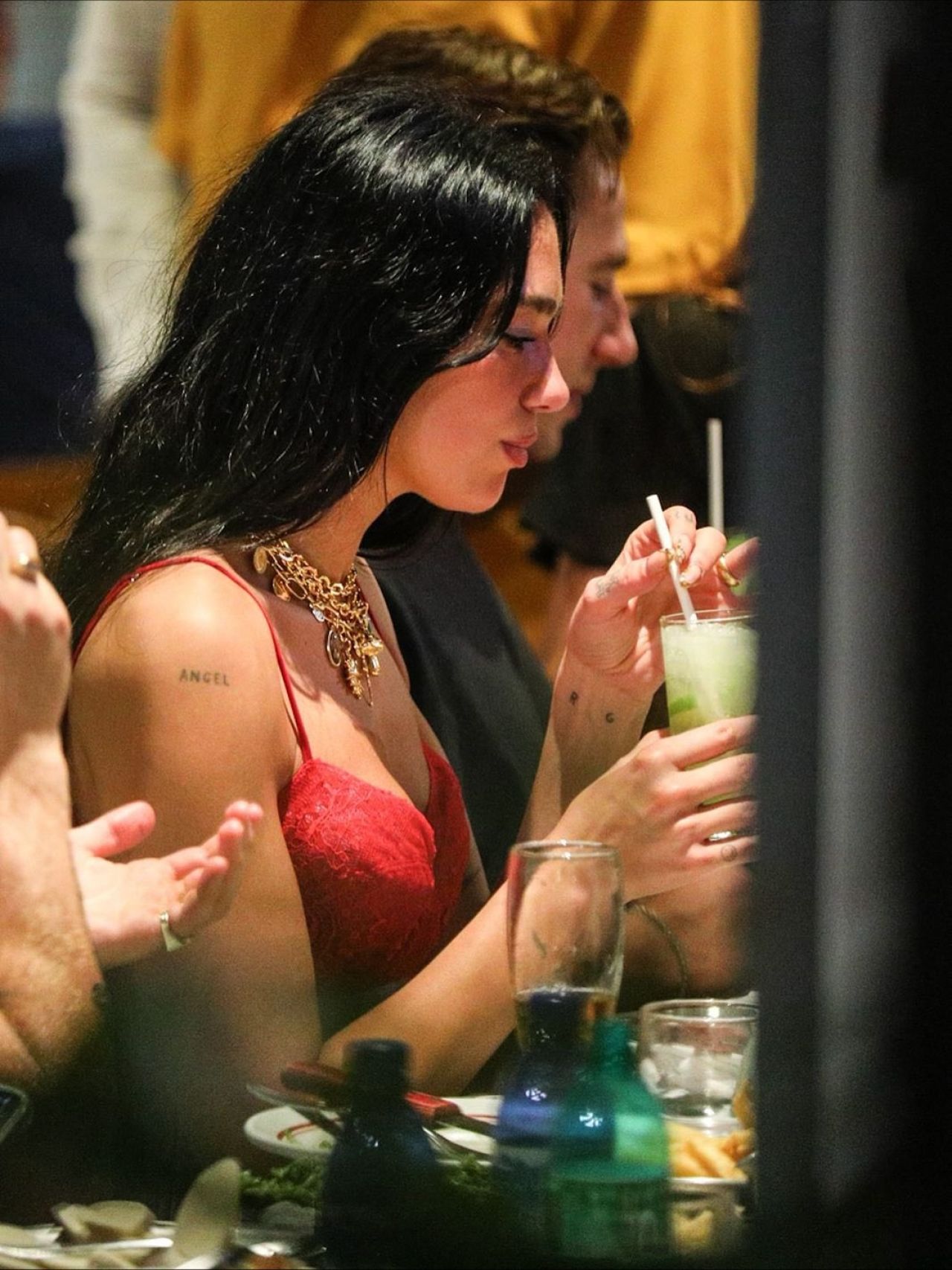 Dua Lipa Arrives in Rio De Janeiro for Dinner