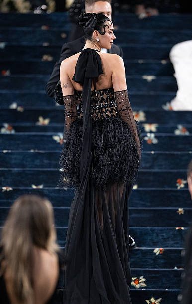 Dua Lipa Arrives to the 2025 Met Gala Celebrating
