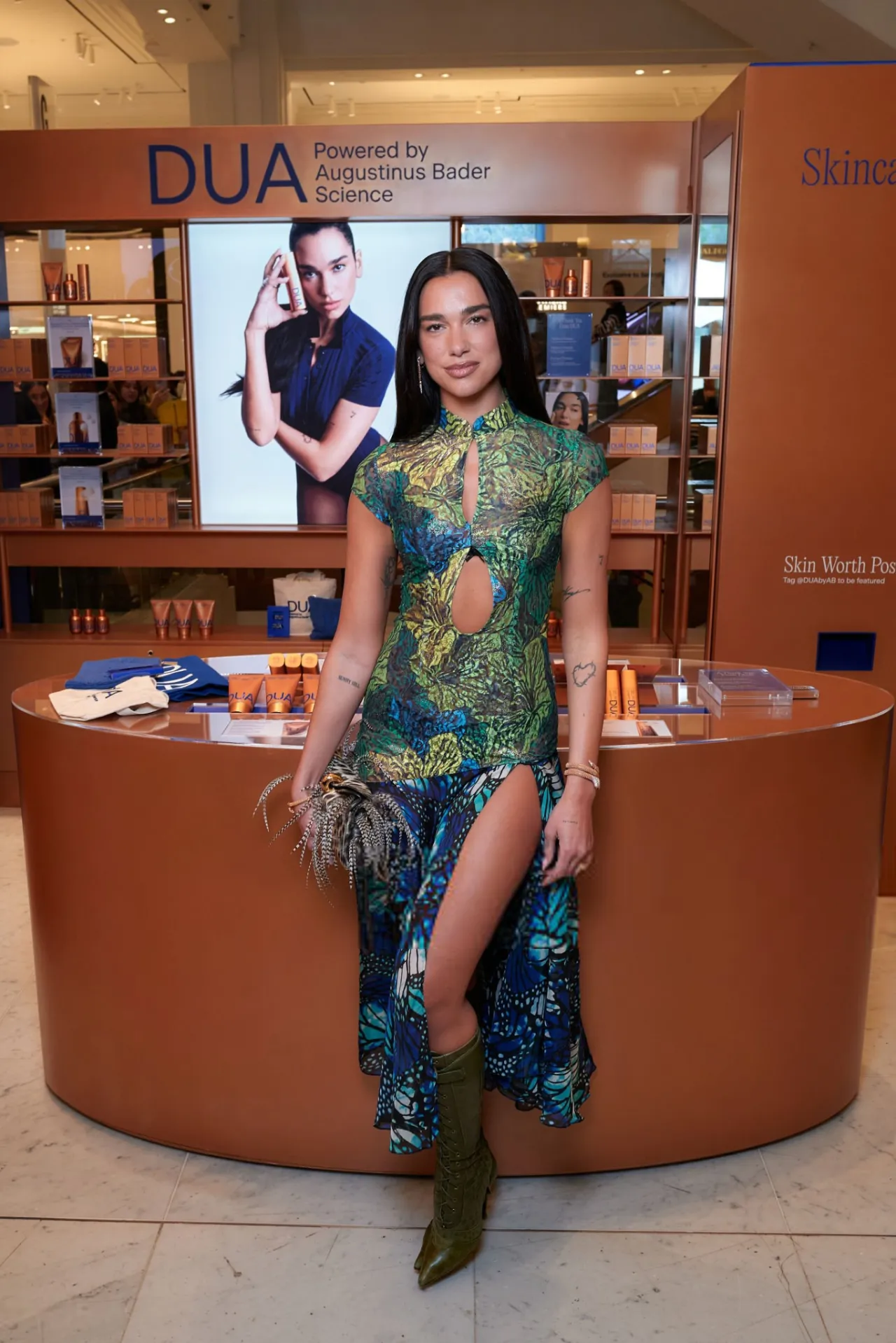 Dua Lipa at Dua by AB Science Pop-Up Selfridges London May 2026