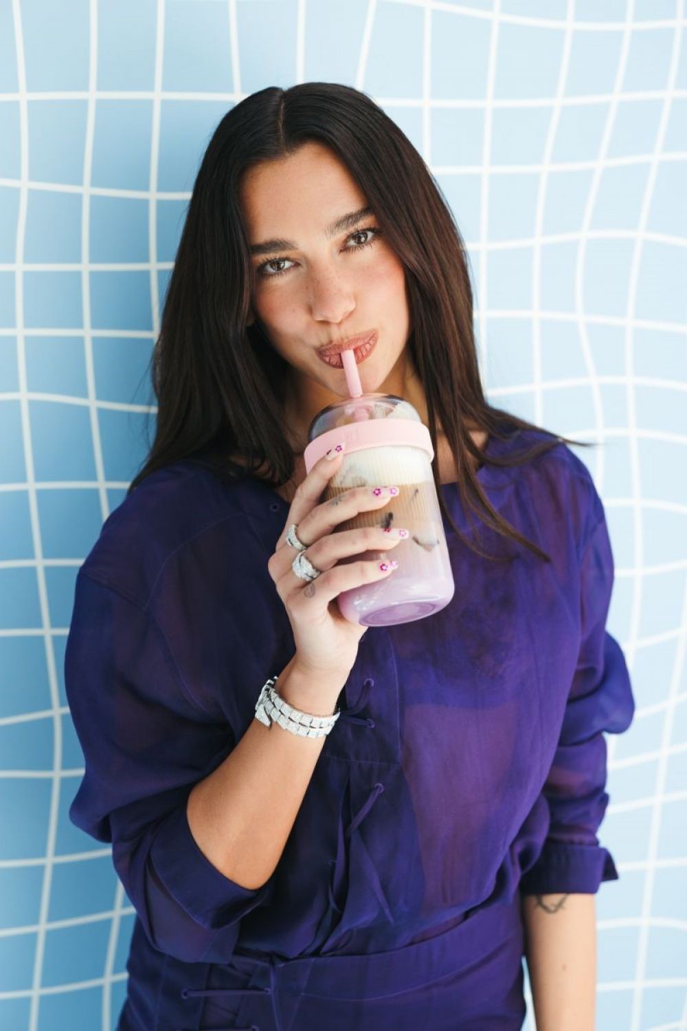 Dua Lipa at Nespresso Beach in Cannes