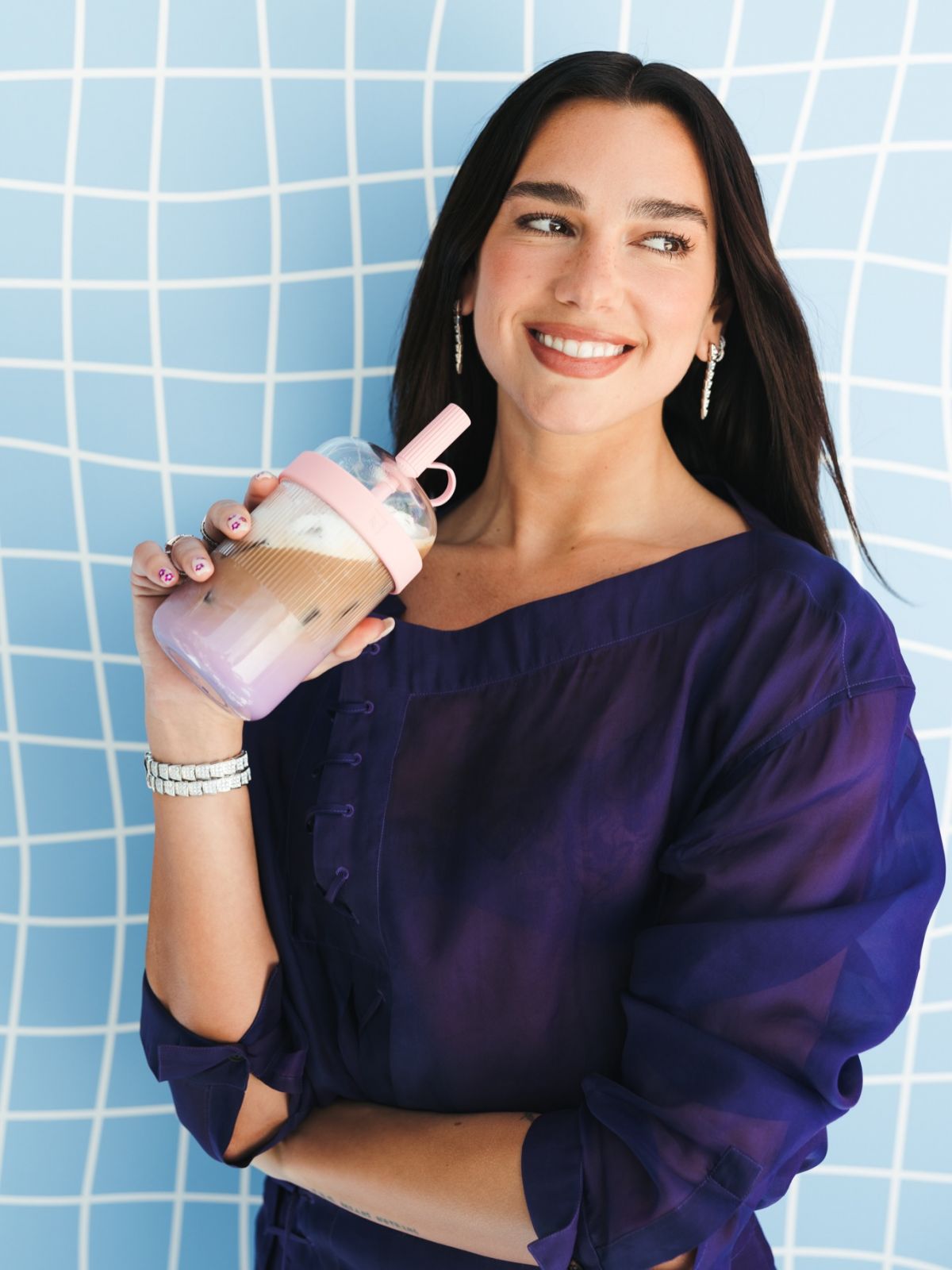 Dua Lipa at Nespresso Beach in Cannes