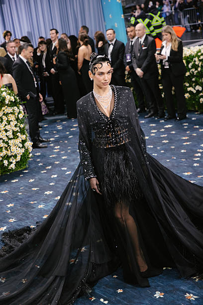 Dua Lipa at the 2025 Met Gala Celebrating Superfin (408×612)