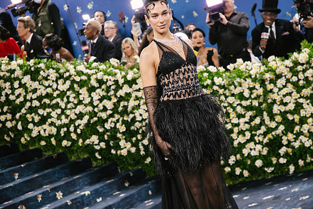 Dua Lipa at the 2025 Met Gala Celebrating Superfin