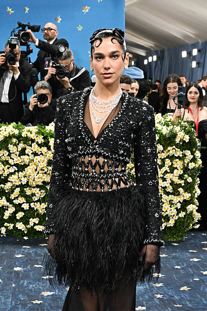 Dua Lipa at the 2025 Met Gala Celebrating Superfin