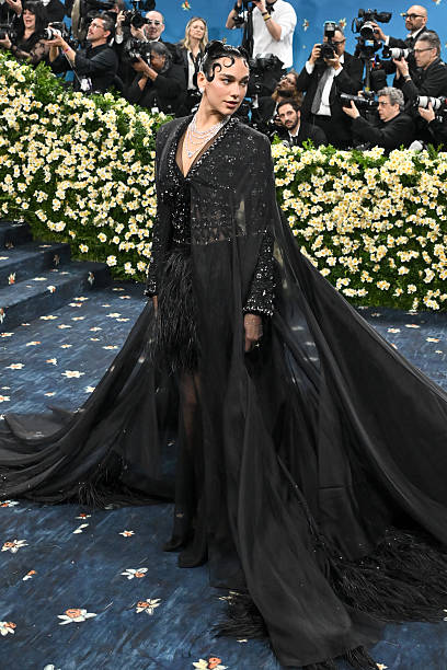 Dua Lipa at the 2025 Met Gala Celebrating Superfin