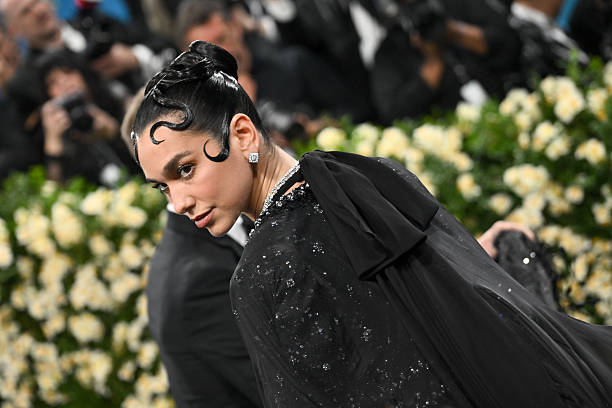 Dua Lipa at the 2025 Met Gala Celebrating Superfin