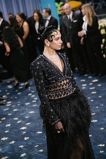 Dua Lipa at the 2025 Met Gala Celebrating Superfin