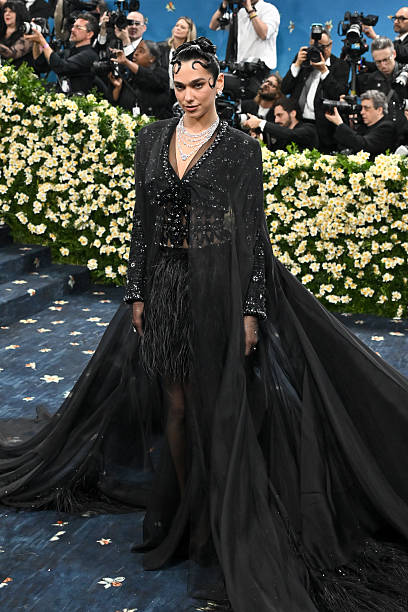 Dua Lipa at the 2025 Met Gala Celebrating Superfin