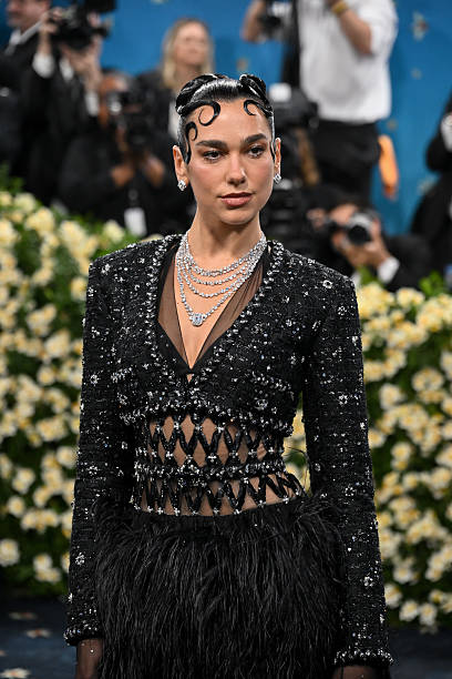 Dua Lipa at the 2025 Met Gala Celebrating Superfin