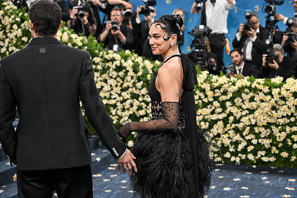 Dua Lipa at the 2025 Met Gala Celebrating Superfin