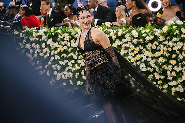 Dua Lipa at the 2025 Met Gala Celebrating Superfin