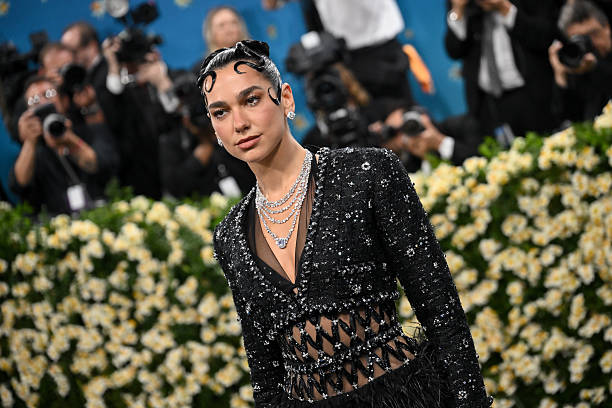 Dua Lipa — The 2025 Met Gala Celebrating "Superfine: Tailoring Black Style"