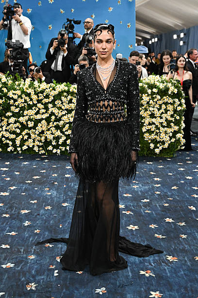 Dua Lipa at the 2025 Met Gala Celebrating Superfin