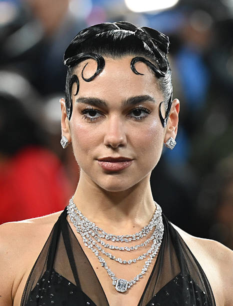 Dua Lipa at the 2025 Met Gala Celebrating Superfin