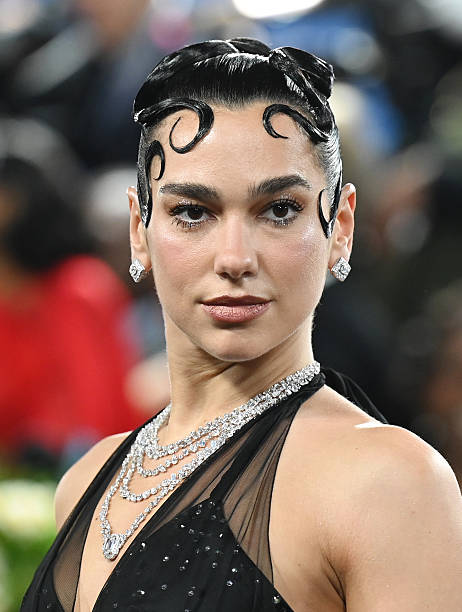 Dua Lipa at the 2025 Met Gala Celebrating Superfin