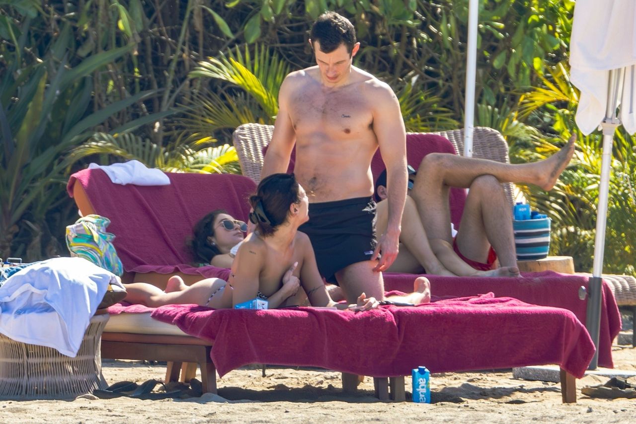 Dua Lipa at the Beach in Mexico December 2025 Vaca