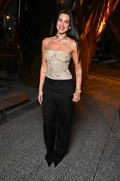 Dua Lipa at the Bvlgari Serpenti Infinito Celebrat