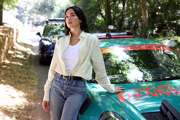 Dua Lipa at the Goodwood Festival of Speed Where