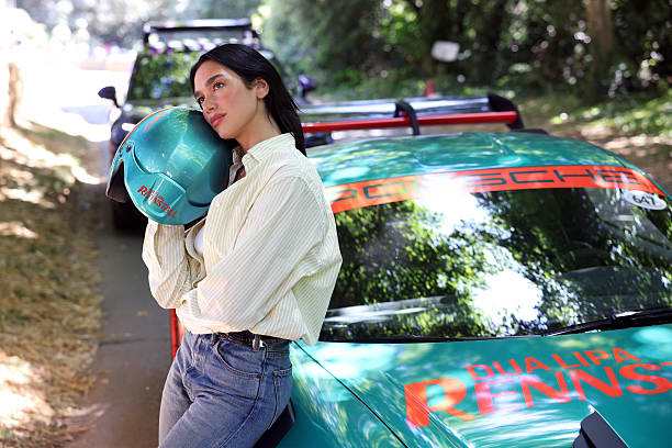Dua Lipa at the Goodwood Festival of Speed Where