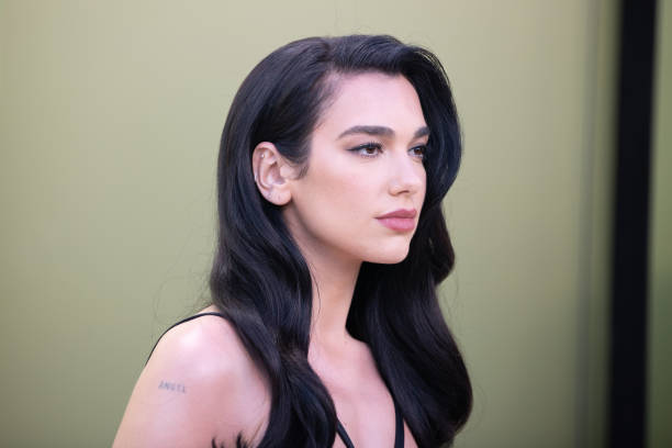 Dua Lipa at the Versace Fall Winter 2023 Fashion