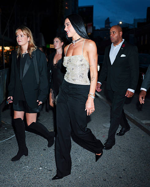 Dua Lipa Attends Bvlgari Serpenti Infinto Exhibit