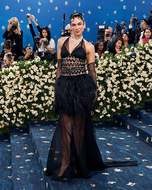 Dua Lipa Attends Superfine Tailoring Black Style